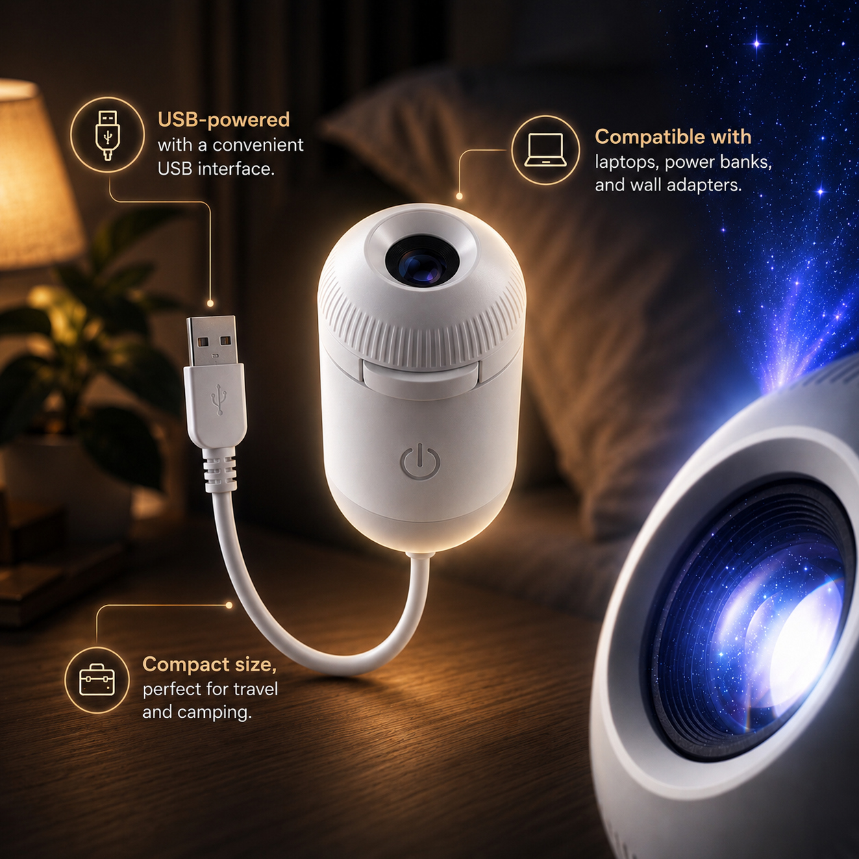 MightyMoon™ Galaxy  Light Projector🌙
