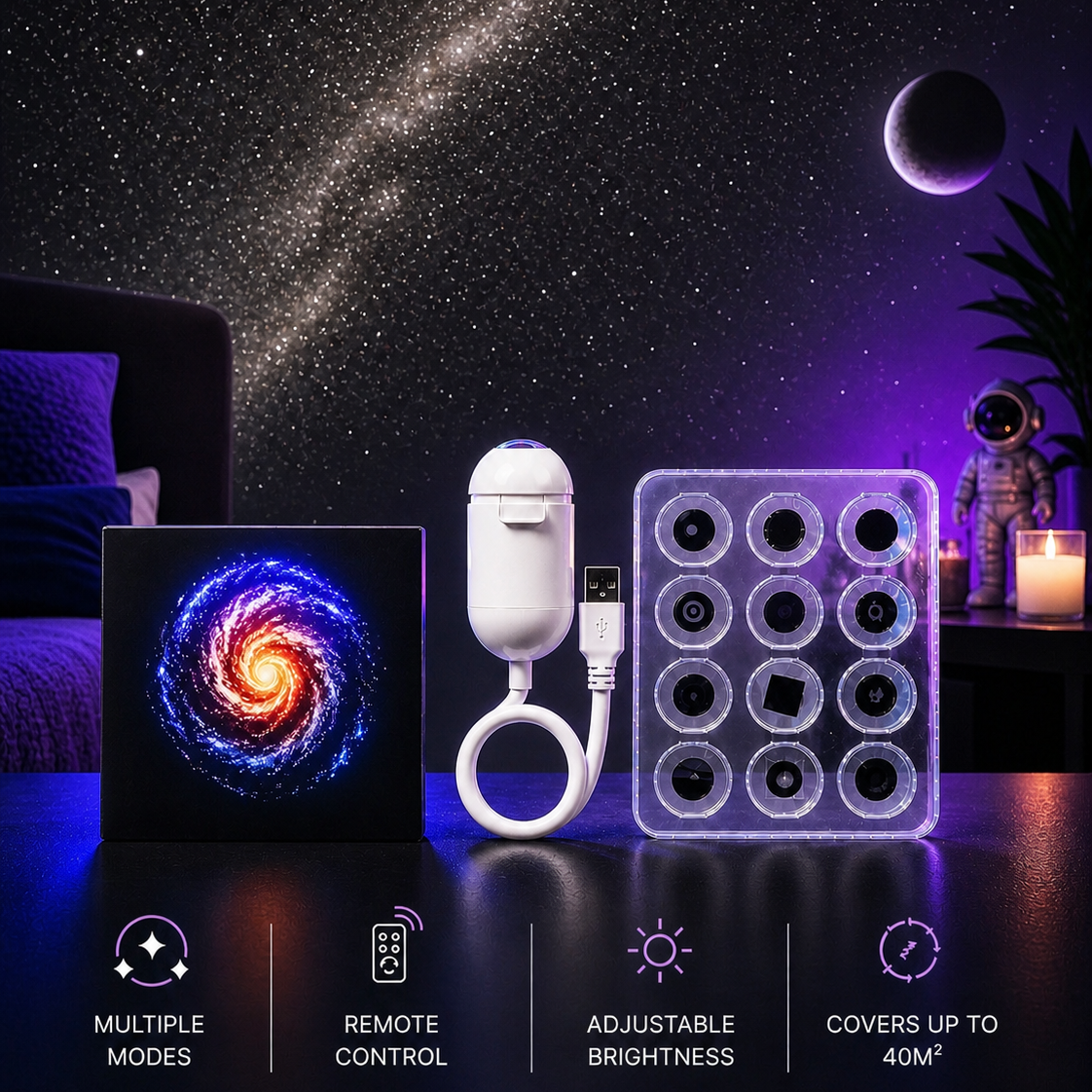 MightyMoon™ Galaxy  Light Projector🌙